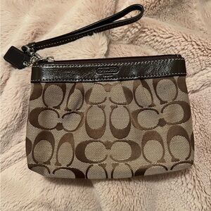 Coach Signature Wristlet